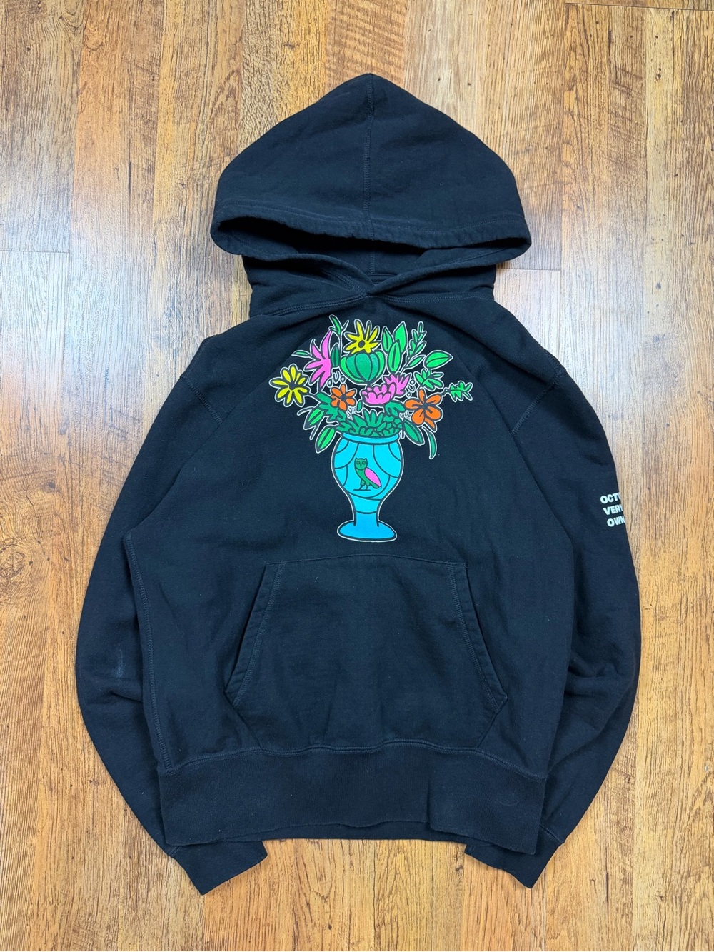 October very own flower hoodie